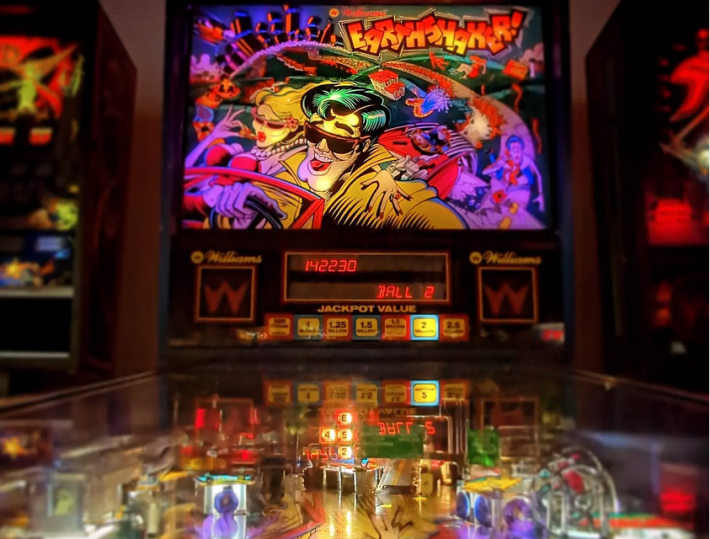 A pinball machine named Earthshaker!